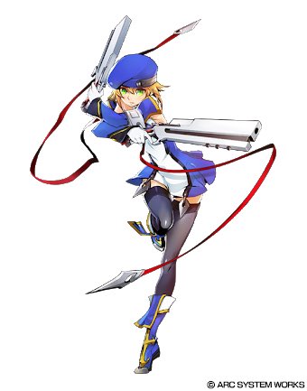 ট ইট র クリュークリュエル アリスギア想像したベレー帽参考キャラblazblueノエルとゲーム内に実装されたベレー帽となります