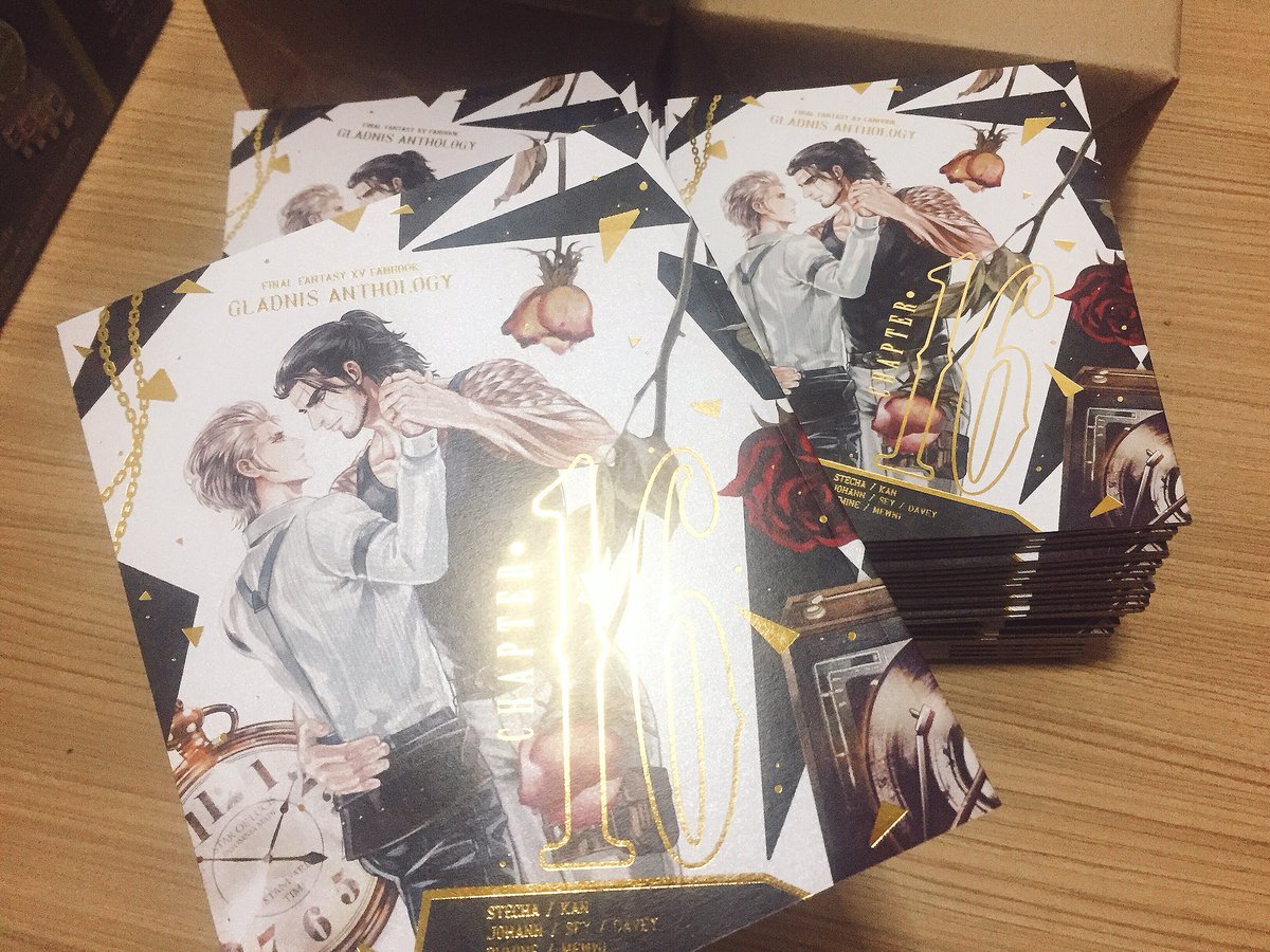 “CH.16” Gladnis Anthology is ready. หนังสือมาแล้ว ลงที่บูธ F03-F04 งาน #comicsquare #CQ2 ค่ะ 👞❤️🍴ดูรายละเอียดเพิ่มที่ <a href="/Gladnis_CH16/">Gladnis_CH16</a> #CH16gladnis นะคะ
