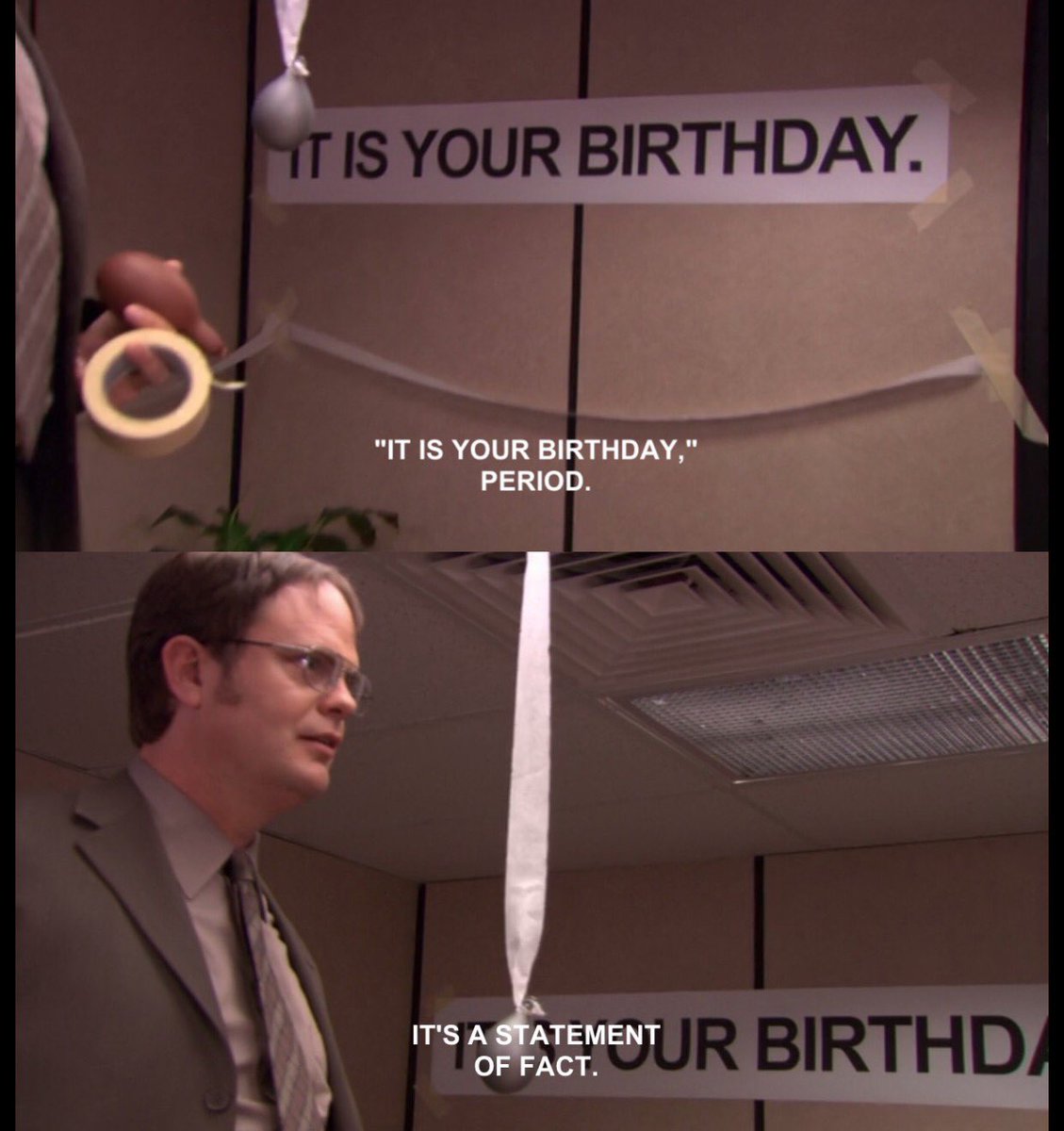 angel_pinto10's tweet photo. It Is My Birthday. #21 #TheOffice #AStatementOfFact #BearsBeetsBattlestarGalatica https://t.co/klp6RJNX44