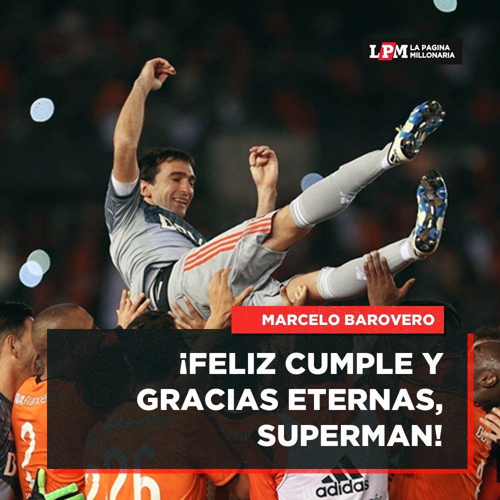 RiverLPM's tweet image. ¡Feliz cumpleaños, Trapito querido! El arquero que dejó una huella en #River cumple 34 años. ¡Eternamente gracias, ídolo!
 bit.ly/barovero-cumple