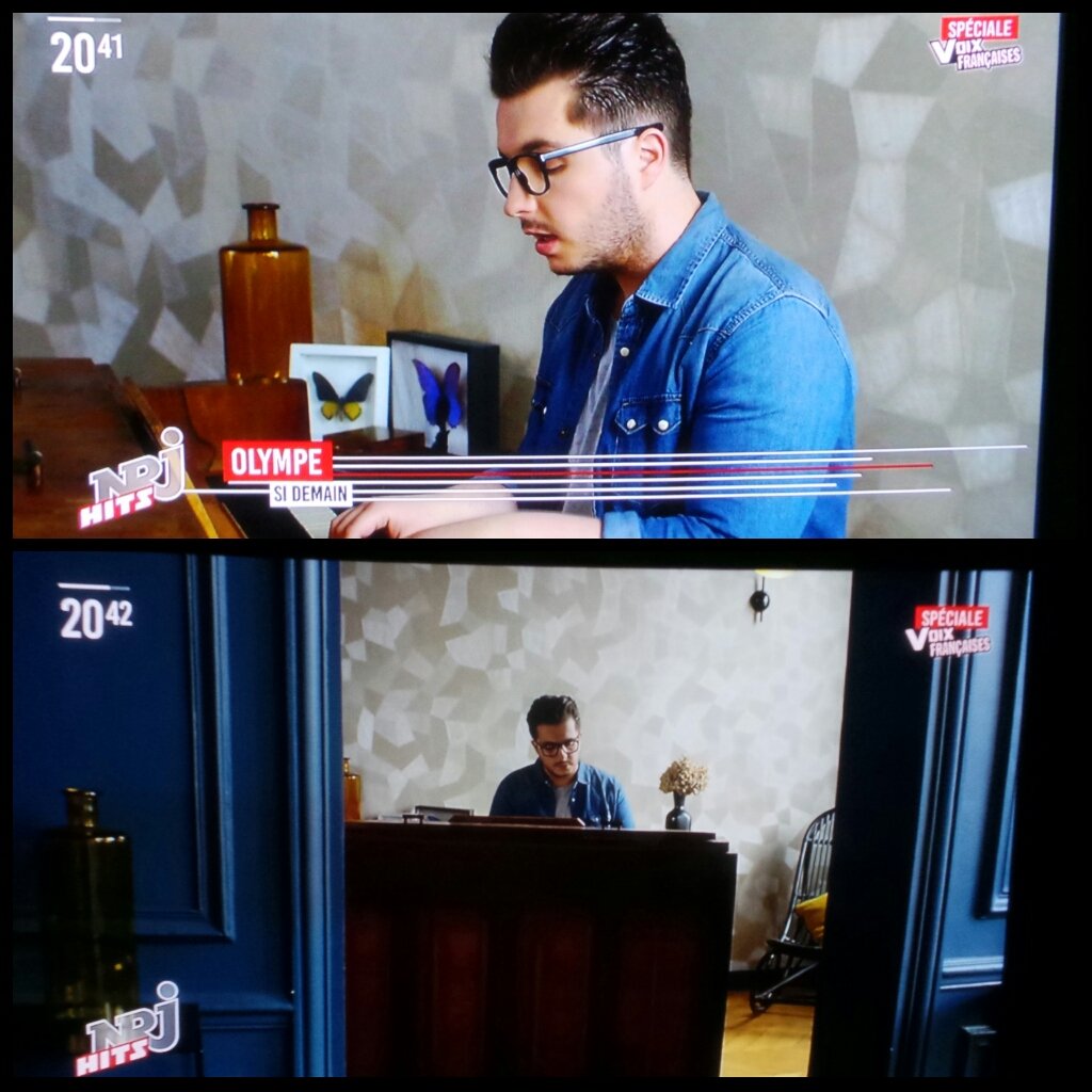 DborahDeby84's tweet photo. @OlympeMusic Toujours un bonheur de le voir sur nos écrans ❤ #SoutienInfini ✨ #SiDemain #Clip #EPOlympe 🎹🎻 https://t.co/XqehaSvt6K