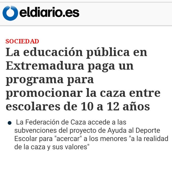 ecorepublicano's tweet photo. Algo falla en el sistema educativo cuando a los escolares se les enseña antes a cargar una escopeta que a educarse en valores cívicos y humanos. https://t.co/aYctOXTzVS