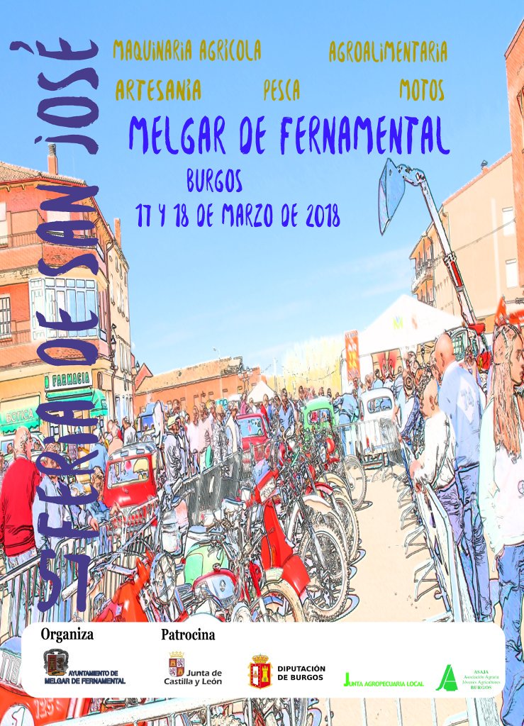 melgar_df's tweet photo. Un año más, os esperamos en la 57ª edición de la Feria de San José, que se celebrará en nuestra localidad durante los días 17 y 18 de marzo de 2018.
Este año como novedades, la 1ª edición de la feria de pesca en Pisórica y exposición de motos clásicas y modernas.
@CuatroVillas https://t.co/unSn3WlhQP