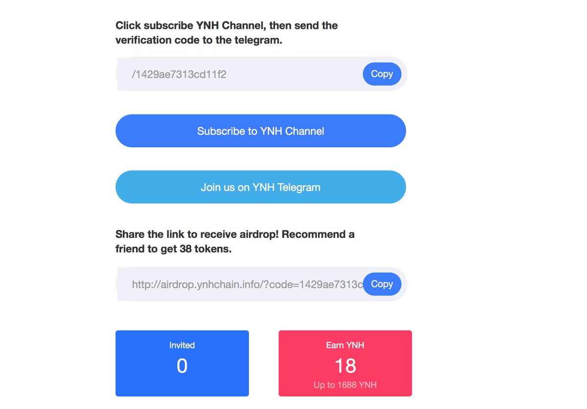 autottua's tweet photo. YNH Chain gives 18 token to telegram users, it is very easy to get:
https://t.co/J2Zr7509je
click the link, then join the 2 telegram groups, paste your code at the second telegram group, claim your 18 Token. 🙂
refer your friends and earn 38 tokens! https://t.co/Fb2TskMArS
