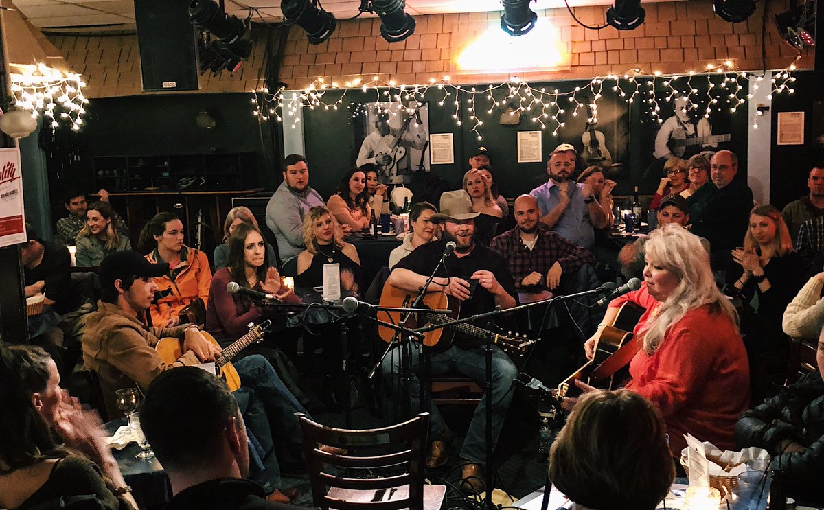 WSMradio's tweet photo. We’re honored to have presented such a special show @BluebirdCafeTN that benefits our friends @OpenTableNash. Thanks to @MoPitney, #JeffHyde, and @LeslieSatcher for sharing your incredible gift of songwriting with us. More info on Open Table Nashville: https://t.co/eCjAbK3J7P https://t.co/qLBXDUtlMZ