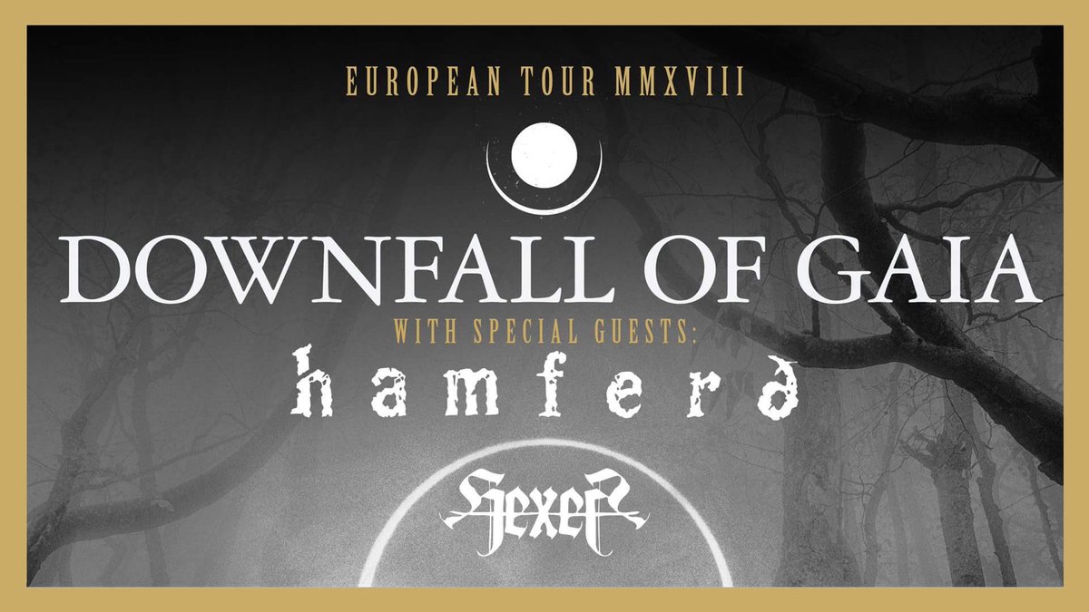 _downfallofgaia's tweet photo. Tonight: Münster at Café Sputnik.
Final day of our tour with @hamferd 
Doors: 6.30pm
#downfallofgaia #atrophy #tour #metalbladerecords #hamferd #hexer #münster https://t.co/n8wgXBnxdX