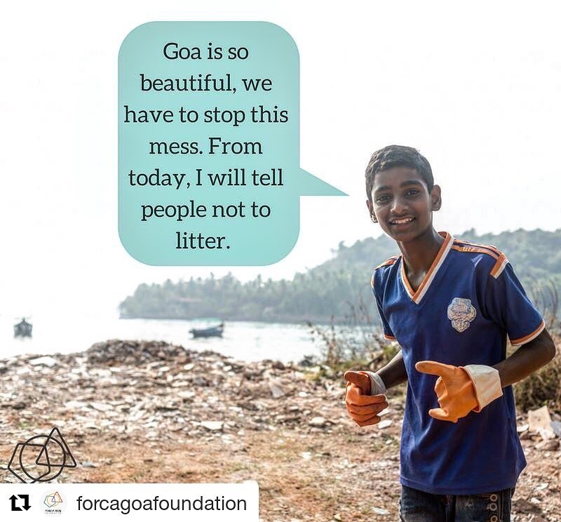 FCGoaOfficial's tweet photo. #Repost @forcagoafoundation
・・・
Here's what our #JuniorGaur had to say post a clean up in Nerul. #TackleTrashTogether #ForcaGoa #Act4Goa https://t.co/GhTej2ymee