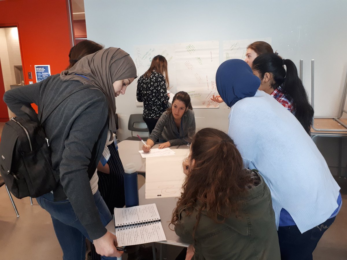 ClauBeaudoin's tweet photo. On prépare les résultats pour l'Assemblée citoyenne #eh2018 @INM_voix . https://t.co/YdCGcJPZQ0