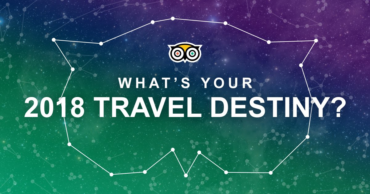 I discovered my #TravelDestiny–find out yours! Take this @TripAdvisor quiz for the chance to win a $1,500 trip dlvr.it/QGs8xd