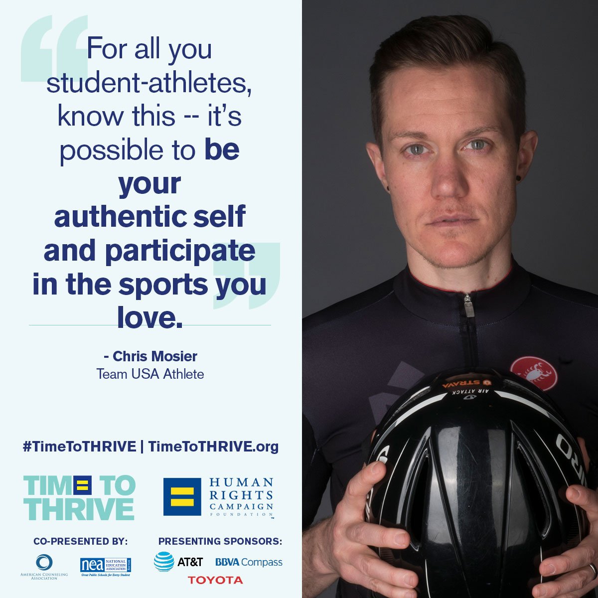 Chris Mosier at HRC Foundation's Time to THRIVE Conference