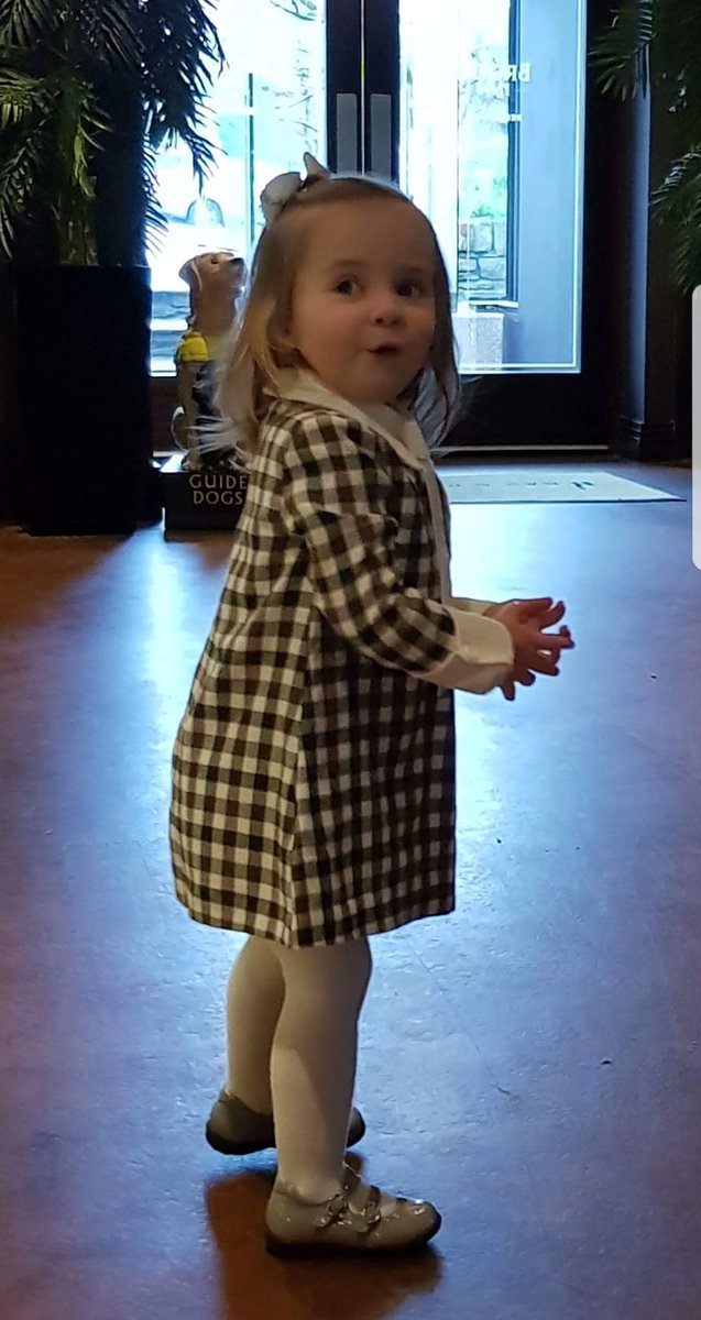 A very glam guest today at the Brook. Miss Trudy Knowles. #cute.