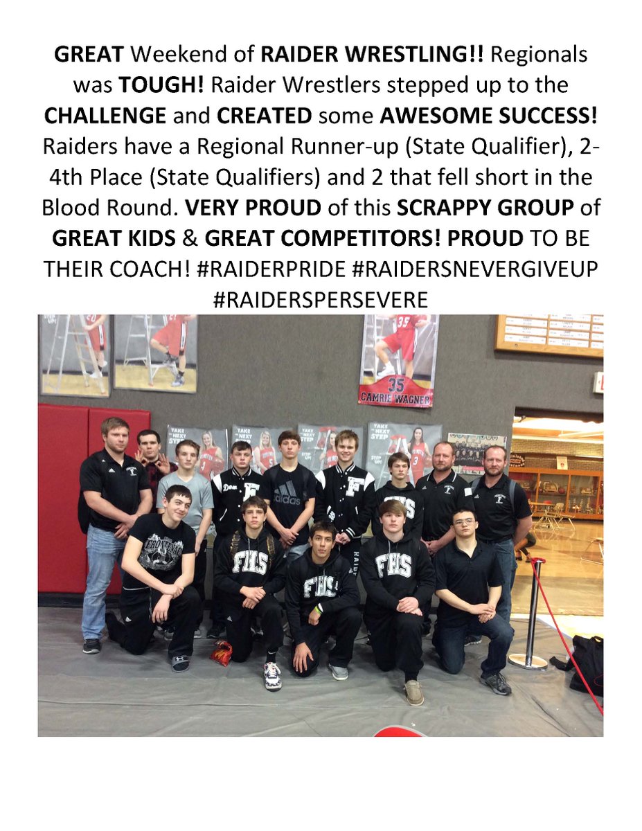 Frontenac Wrestling on Twitter