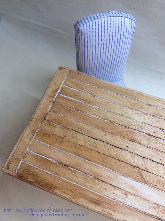 fabflawedmini's tweet image. Working on Farm tables and Parson Chairs