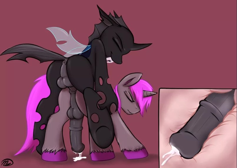 Mlp Changeling Porn - Amazing things happen when there's peace between the ponies ...