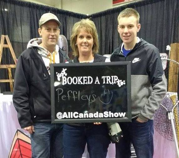 Meet the winner of the AC Photo Booth Saturday drawing for the St Croix Rod. I’m sure they will take turns on their trip to Peffley’s Canadian Wilderness Camp in Perrault Falls Ontario. Congratulations! #AllCanMKE18