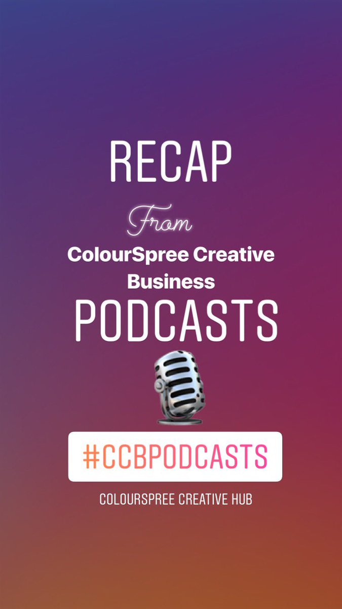 ColourSpreehub's tweet photo. A recap from Monday’s podcast on Risk Mitigation.A must listen for all #creativesinbusiness and #creatives. Listen here: https://t.co/gnYcZPa9oh #Photographers#Artists#filmmakers#MakeUpArtists#Models#GraphicDesigners#Designers#IndustrialDesigners#creativehub#ccbpodcasts #podcasts https://t.co/pDcxMQKx43