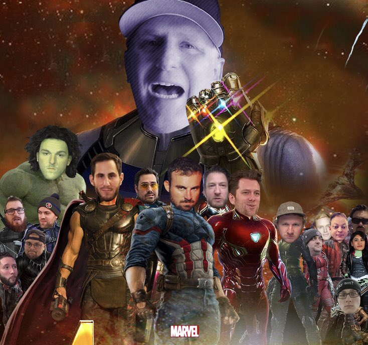 KFCBarstool's tweet photo. Last night, all of @barstoolsports came together like I’ve never seen before. Petty differences were put aside because we all had one common belief: @MichaelRapaport succccccks.

It was like Barstool: Infinity War https://t.co/Hf7k6NQIIb