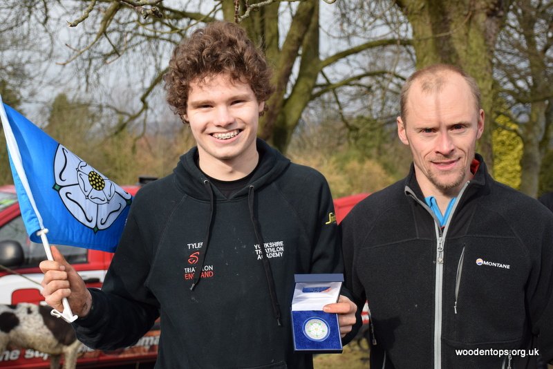 Ilkley Moor fell race 2018 Yorkshire MU23 fell silver medallist Tyler Hutchinson of City of York