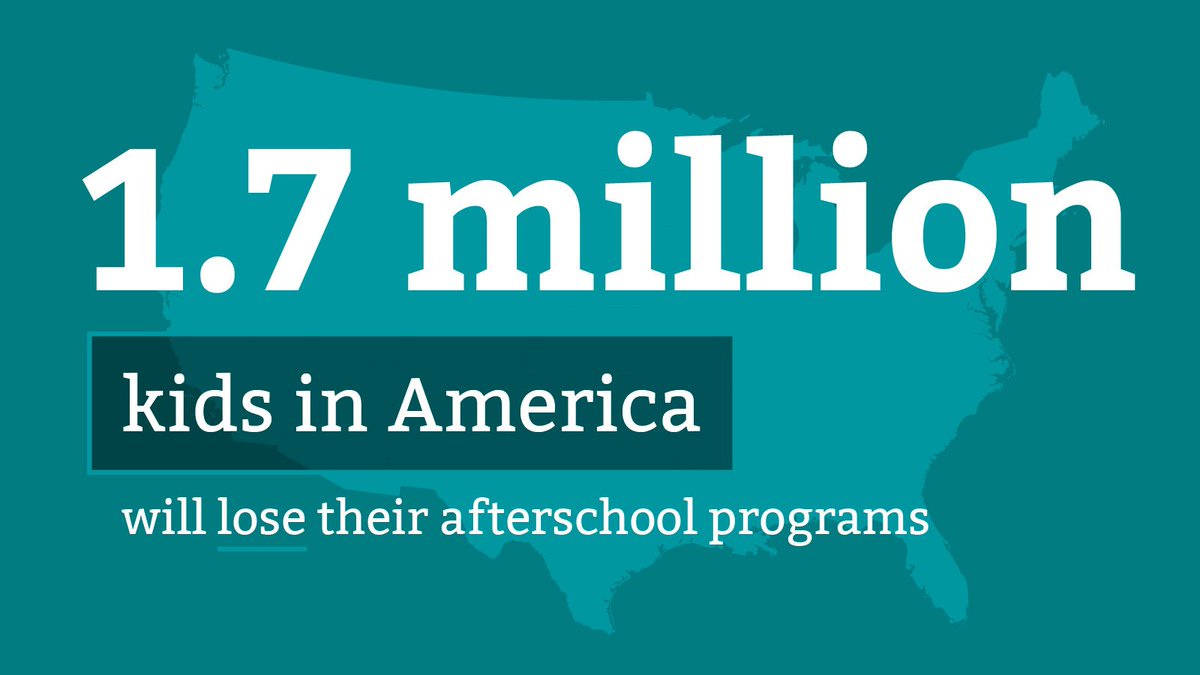 Afterschool Alliance (@afterschool4all) on Twitter photo .<a href="/POTUS/">President Donald J. Trump</a> wants to cut afterschool programs for nearly 2 million kids nationwide. Learn how this could devastate your state: ow.ly/YhRt30ioTIb #AfterschoolWorks .<a href="/POTUS/">President Donald J. Trump</a> wants to cut afterschool programs for nearly 2 million kids nationwide. Learn how this could devastate your state: ow.ly/YhRt30ioTIb #AfterschoolWorks