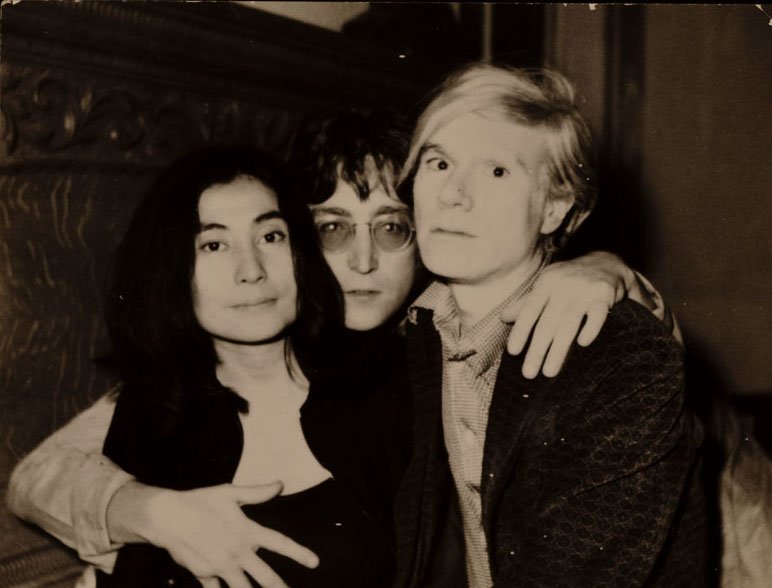 Happy Birthday to pictured here with John Lennon and Andy Warhol in 1971.   