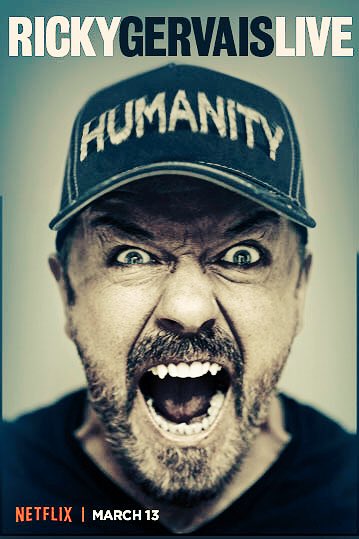 rickygervais's tweet photo. If God didn't want me to joke about terrible things, he wouldn't have invented them. https://t.co/2urxOO14gG