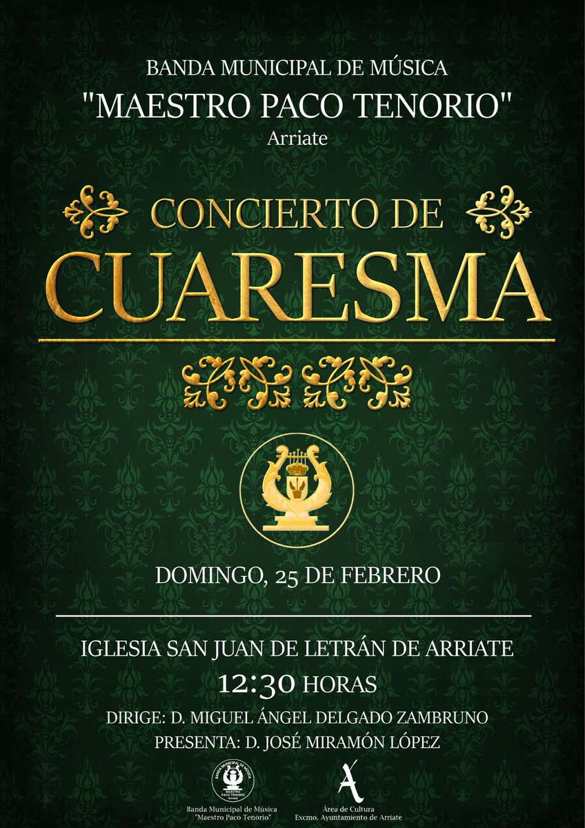 CONCIERTO DE CUARESMA

El próximo domingo, 25 de febrero, ofreceremos al pueblo de Arriate nuestro concierto de cuaresma, donde presentaremos la Semana Santa 2018 de nuestra formación. 

En la Iglesia San Juan de Letrán, a las 12:30h. 

¡Os esperamos!