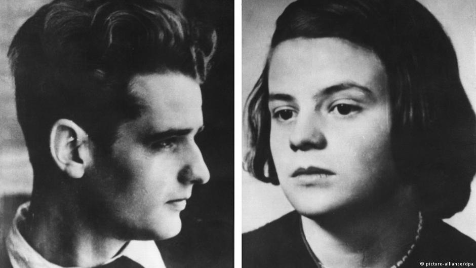 radicaldaily's tweet photo. Feb 18 1943 - "White Rose" students Sophie &amp; Hans Scholl arrested after distributing anti-Nazi propaganda in Munich. https://t.co/55O1FLyKfo