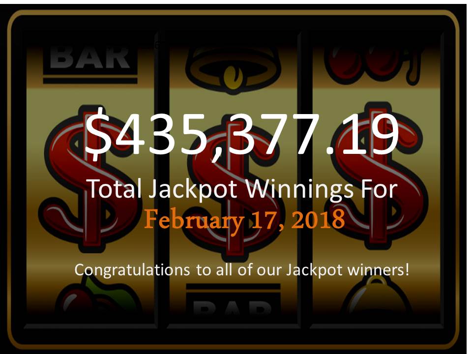 ElementsMohawk's tweet photo. We have WINNERS here @slotsmohawk!!!! Lots of Huge #jackpotwinners  on February 17th 2018. https://t.co/s9yjsGdQr0