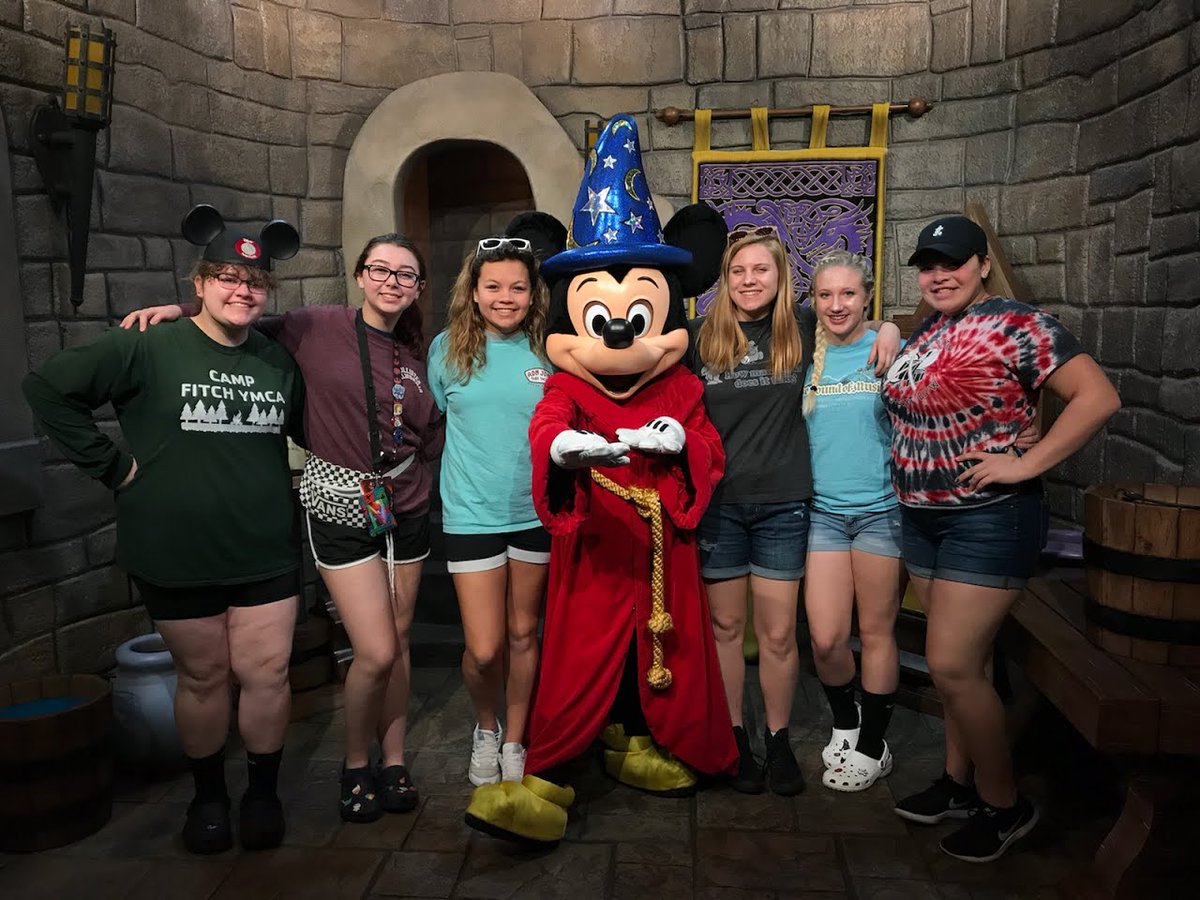 Some of the band members met with the head mouse!  #genevapride  #EaglePride #ghsband