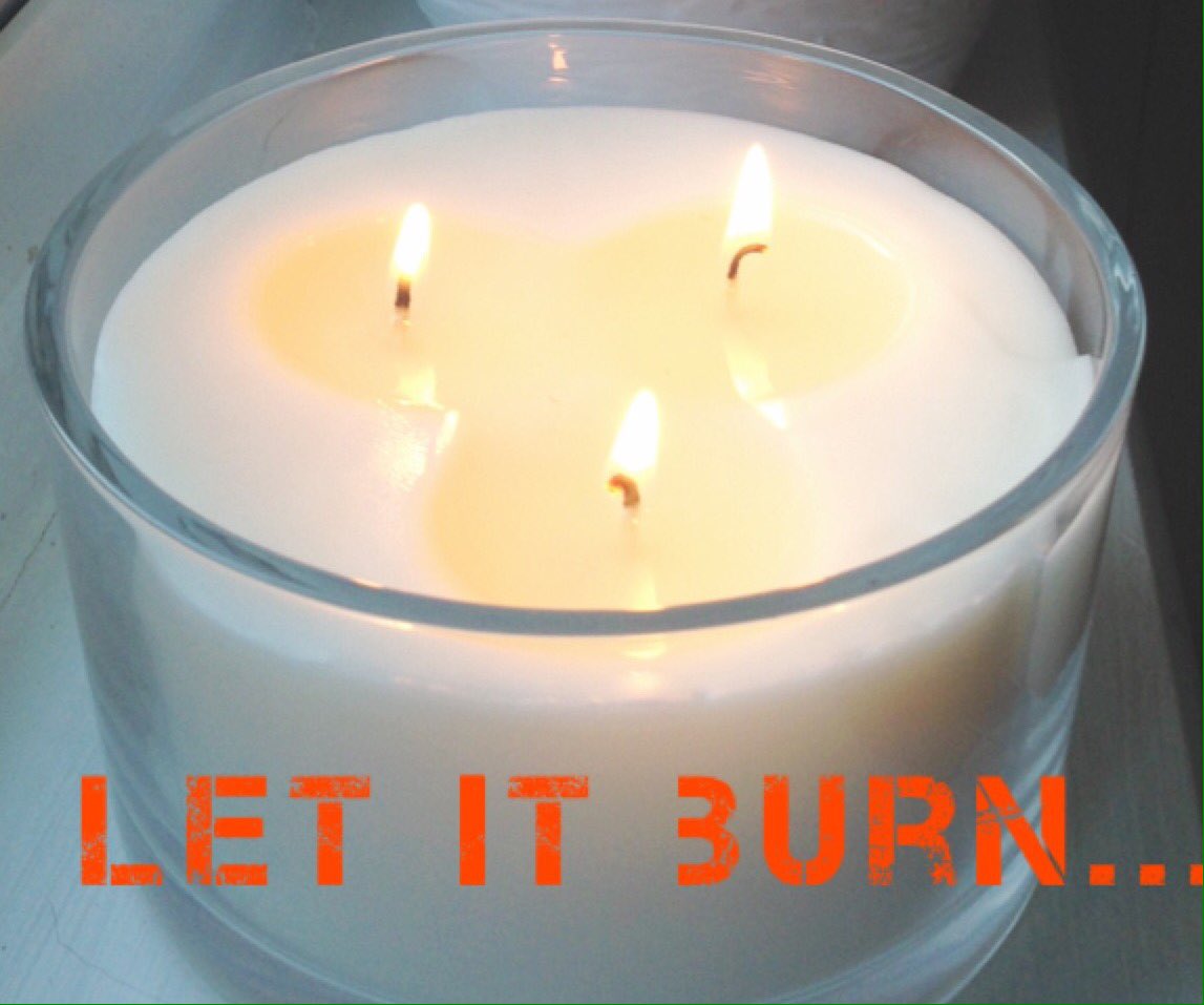 FiresideCandles's tweet photo. TOP TIP.... Always burn your candle for a couple of hours when first lit, ensuring the top layer of wax fully melts to the edge of the container. This will encourage an even burn when next lit (burn memory) and prevent tunnelling down the centre of the candle. @FiresideCandles https://t.co/k5cAIfCzQ0