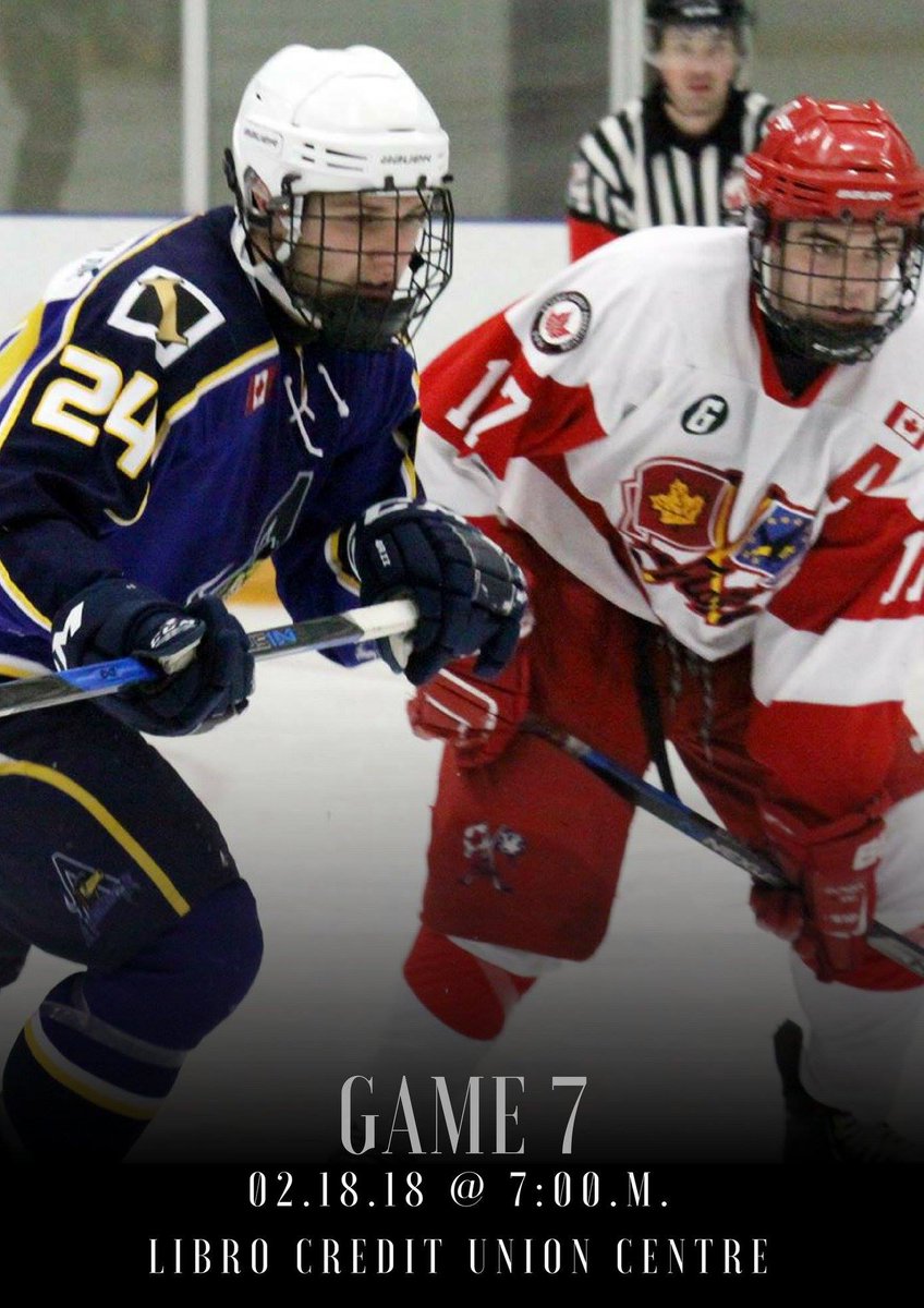 amherstburgjrc's tweet photo. #GAMEDAY! It's do or die tonight as the Admirals host the @MooretownJrC in a final Game 7 at the Libro. Let's #PackTheLibro and cheer on the boys in blue. #AddysUp #WhateverItTakes

Note: reserve your tickets by emailing wes_ewer@hotmail.com. We will be reserving until 3:30 https://t.co/MELLBGqYs6