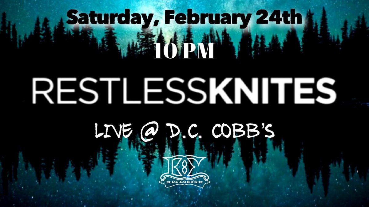 RestlessKnites's tweet image. Next SATURDAY! @dccobbs #Woodstock IL! #reggaerock