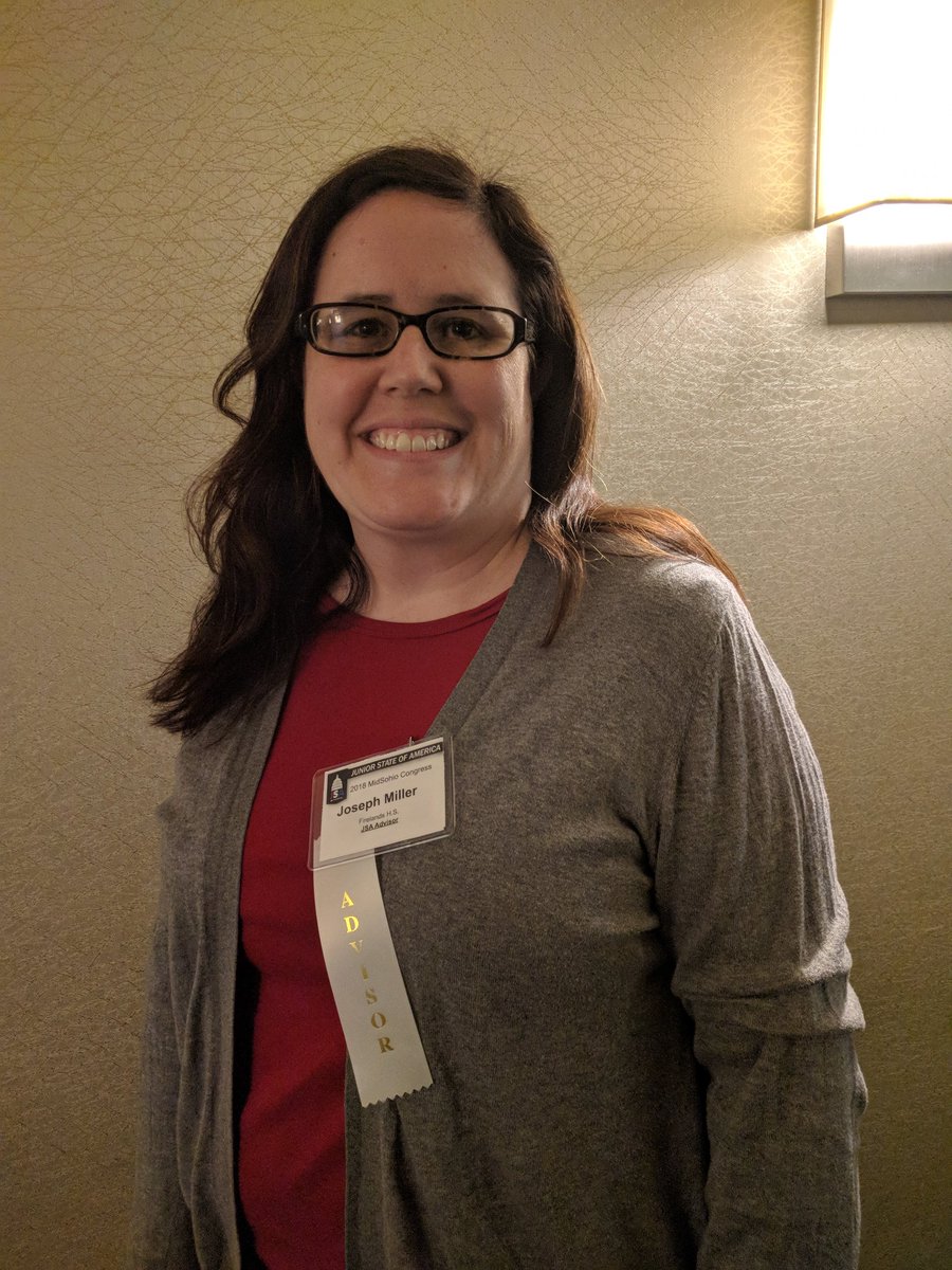 FirelandsJSA's tweet photo. Thank you to our lovely advisor @MrsKeenerFHS aka @JMillerAmherst for supervising us this weekend! https://t.co/SaS1RgJkNl