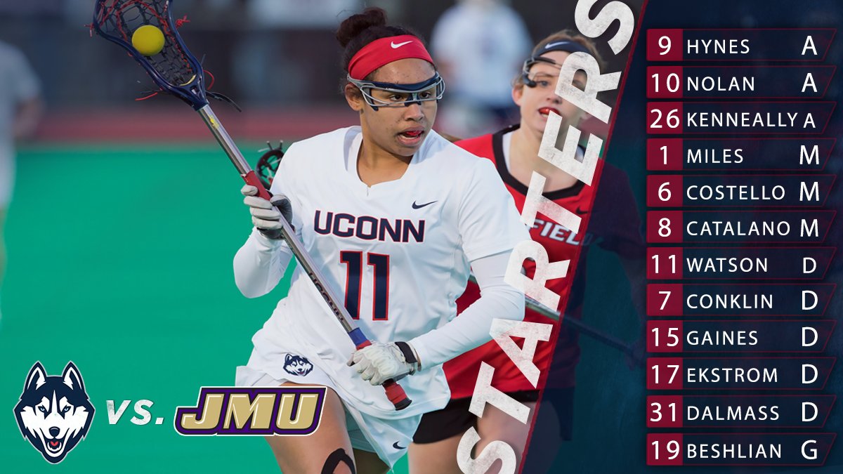 UConnWLAX's tweet image. STARTING XII:

#UConnNation // #GoTogether