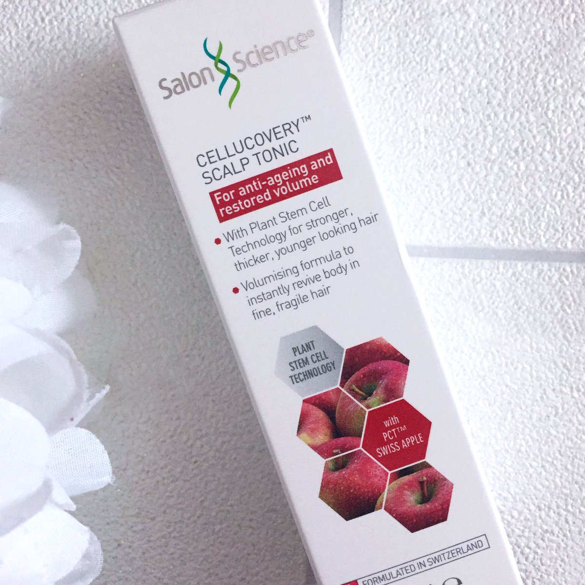 Get stronger, thicker, healthier hair in just 8 weeks with our Swiss Apple Scalp Tonic. Now half price exclusively at <a href="/BootsUK/">Boots</a> #salonscience #healthyhair