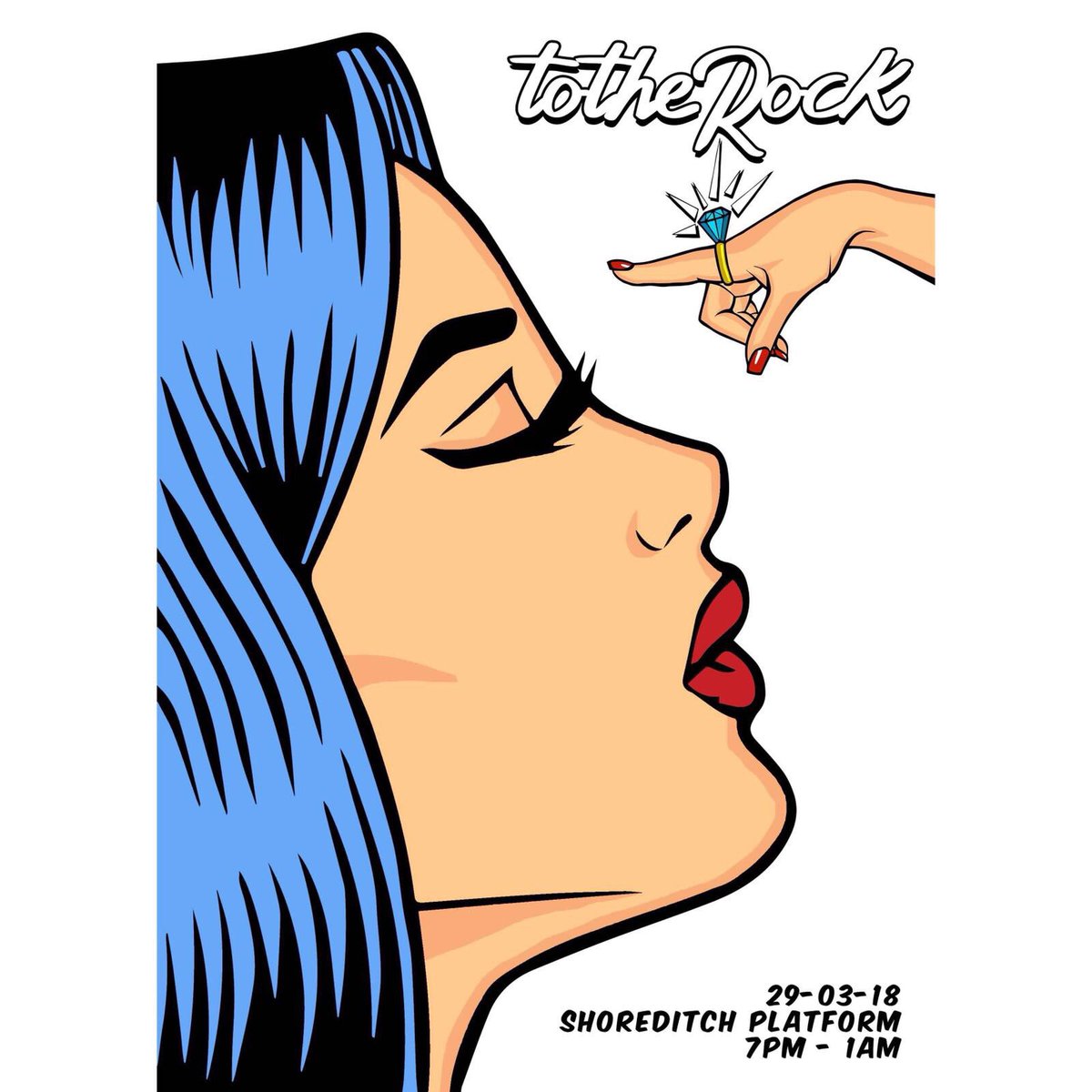 This is happening!! #ToTheRock #housemusic #party March 29th #Shoreditch #london 🙌