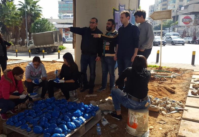 EDGEforLebanon's tweet photo. Our relentless team on the field working hard with over 25 volunteers to finish the Public Garden @Furn El Chebbek in time for the spring season. @NVSP @WorldBank https://t.co/5WqJu6XgcA