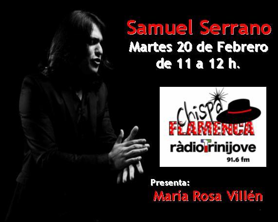 ChispaFlamenca's tweet photo. El próximo martes tenemos una cita de 11 a 12 h. en @radiotrinijove nos visitará #SamuelSerrano que nos presentará su último trabajo: #DosCaminos @TEMPLOTemplo https://t.co/mw6c2fxGGv