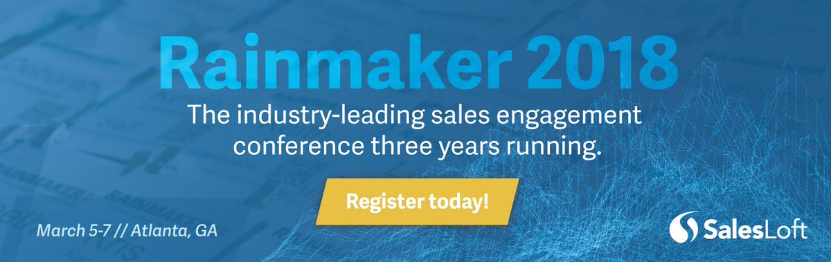 SaaStartups's tweet photo. Exploring the Sales Leadership and Strategy Track at Rainmaker 2018
https://t.co/WD2haXtp7i #SalesLeadership #StrategyTrack #Rainmaker18 https://t.co/9PB1TwdFAY