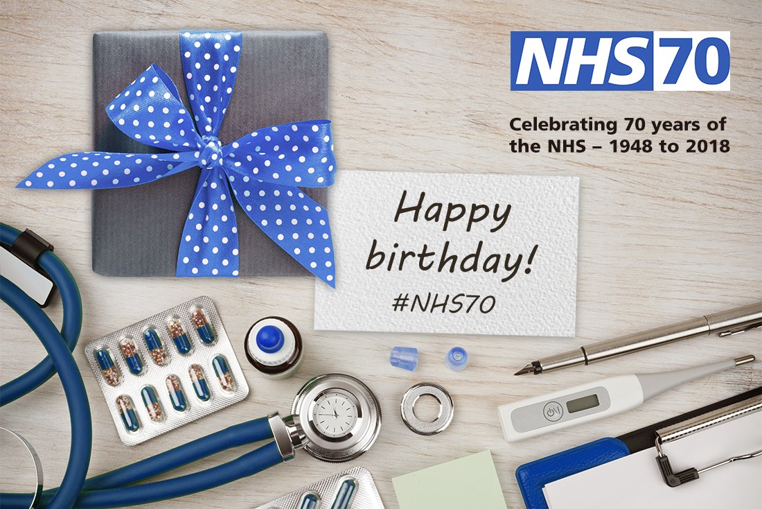 NHSEngland's tweet photo. The NHS is turning 70 on 5 July. It’s the perfect opportunity to thank the extraordinary NHS staff – the everyday heroes – who are always there to greet, advise, and care for us. Here’s how you can get involved https://t.co/o9a4a70WAY #NHS70 https://t.co/bSsiZsRkpJ