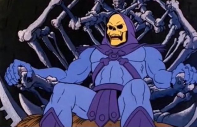 GrumpySkeletor's tweet image. I was just sat here wondering why no-one gets killed on Eternia with a gun. Then I realised it's mainly down to there being no guns on the planet. Almost like there's a DIRECT FUCKING CORRELATION BETWEEN THE TWO.