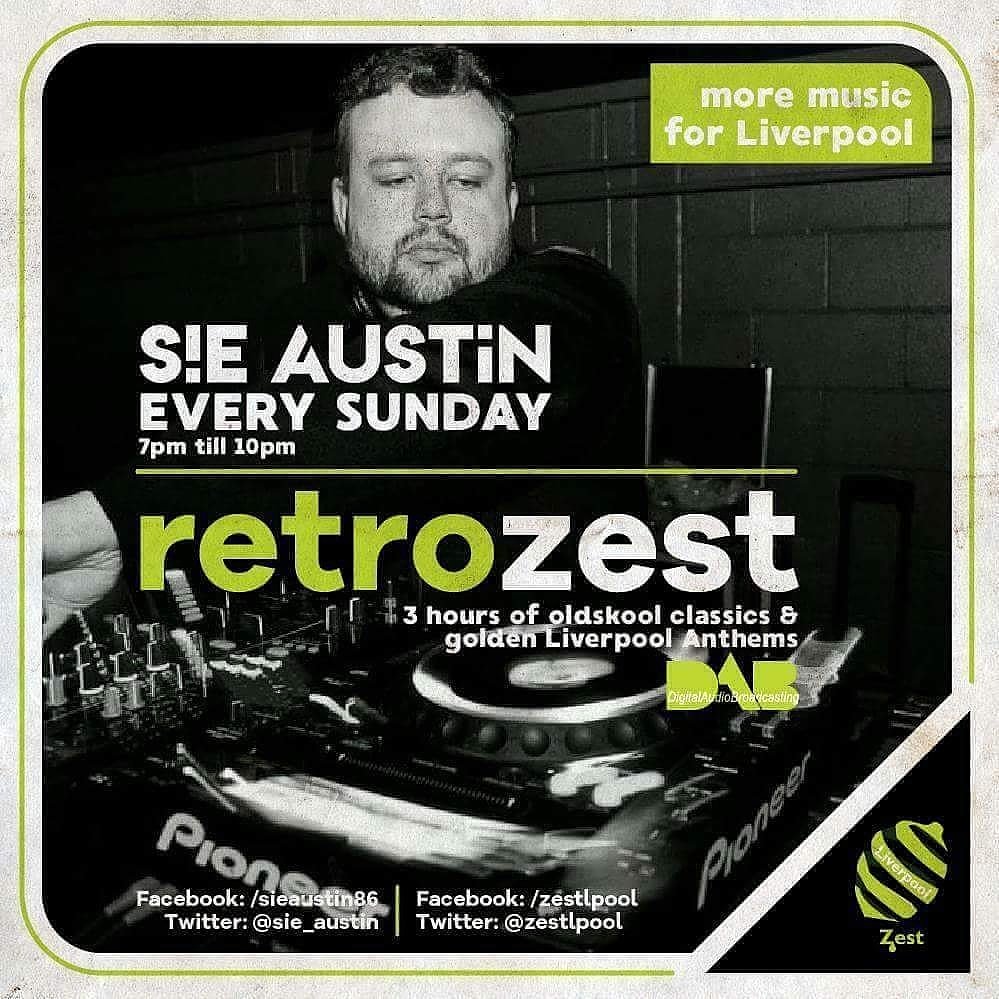 Zest (@zestliv) on Twitter photo Join <a href="/Sie_Austin/">Sie Austin</a> on @zestlpool right now as he takes you down memory lane with another evening of #Classics & #Retro #Anthems #RetroZest
#Zest #Liverpool Join <a href="/Sie_Austin/">Sie Austin</a> on @zestlpool right now as he takes you down memory lane with another evening of #Classics & #Retro #Anthems #RetroZest
#Zest #Liverpool