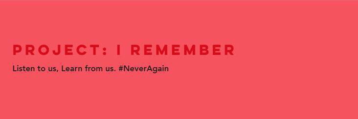 ProjctIRemember's tweet photo. Website is live now! 
Check it, contribute, share with everyone you know. 
Link in our bio. https://t.co/jViPQ3RuT1