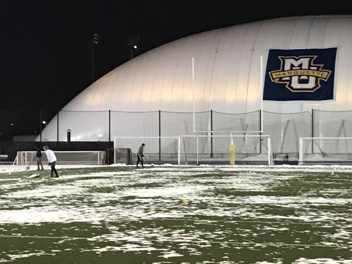 CoachBadger's tweet photo. When you don’t get enough time inside the dome, shovel the field instead. #NCRegionProblems
Cc: @Ulti_CMP what do other coaches need to do to get field space? https://t.co/kUDP4bNFKy