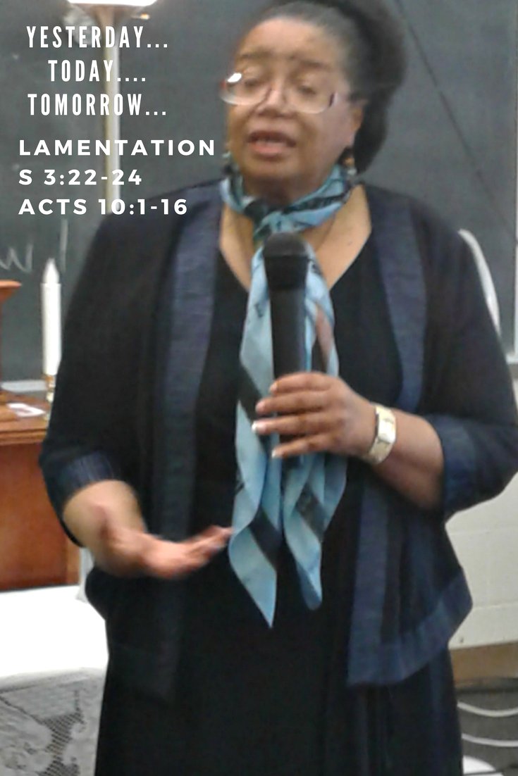 mbryant68's tweet photo. YESTERDAY...TODAY....TOMORROW...
Read Lamentations 3:22-24 and Acts 10:1-16
#DrMarciBryant Marian Marci Bryant #PowerUp4Success https://t.co/3EwW31C1ET