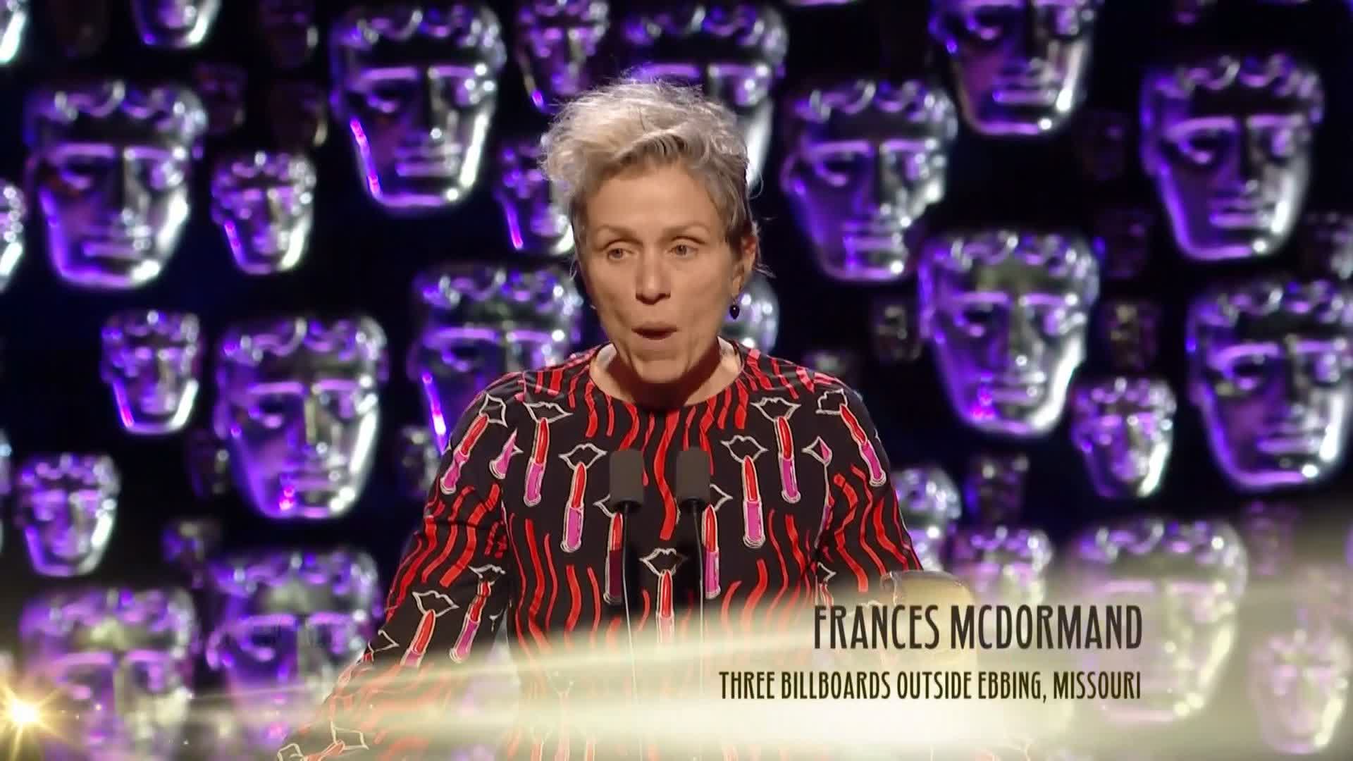 Happy Birthday Frances McDormand Here\s her powerful acceptance speech from the 2018 