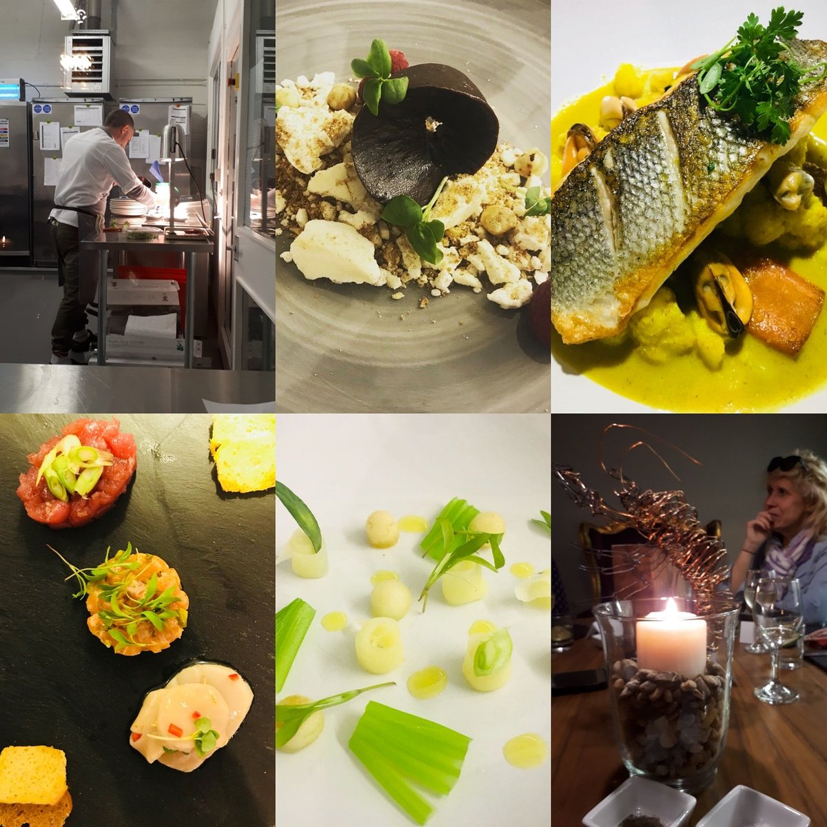 #Amazinglunch by my bestie @CaterbyBarryB #chefstable #kitchenstudio #naturetoplate #veryproud @ShonaC1963 @slabille #Edinburgh #Leith
