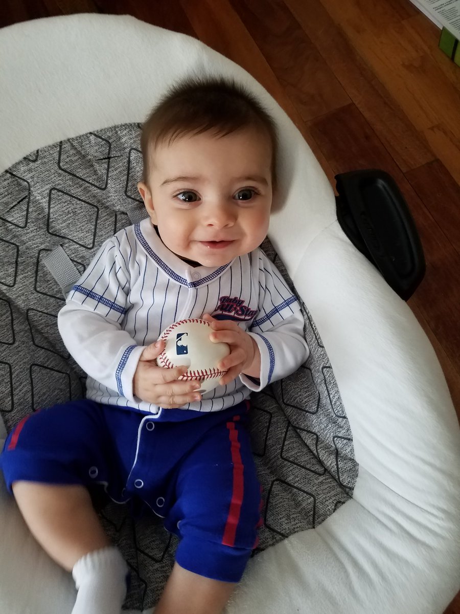 akdietsch's tweet photo. @Cubs I'm ready for some baseball! Look for me in about 18 years! #FutureCub #BabyAllStar #GoCubsGo https://t.co/PkdV1CcY8A