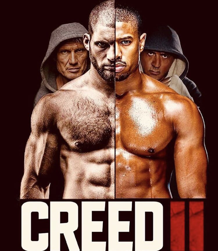 ScrapchatBoxing's tweet image. Looks like we might get Rocky vs. Drago II on the undercard...?🤔#Creed2 @Hallvox