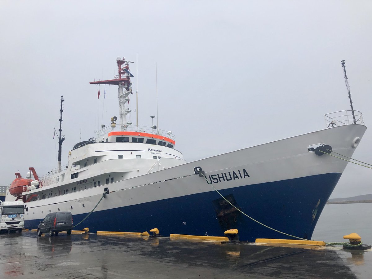 SarahIsSocial's tweet photo. It’s time! After a 12-month leadership journey, we set sail on MV Ushuaia for #Antarctica with @HomewardBound16. The right idea at the right time with the right people - all with common purpose. So honoured to be part of this. Antarctica here we come! #TeamHB2018 #HomewardBound18 https://t.co/LcMxki3FlK